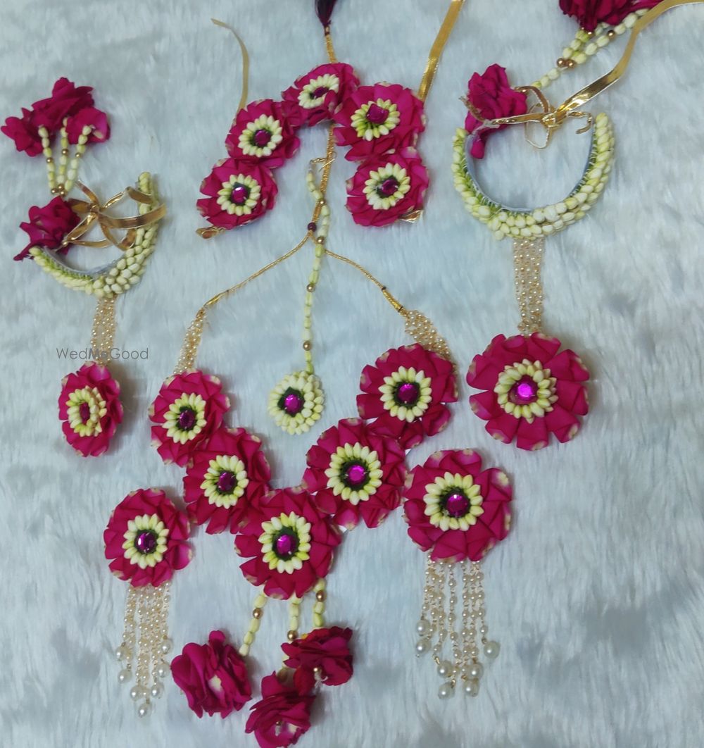 Photo From fresh flowers - By Gota Floral Jewellery by Sana