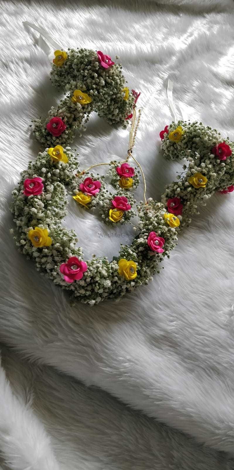 Photo From fresh flowers - By Gota Floral Jewellery by Sana