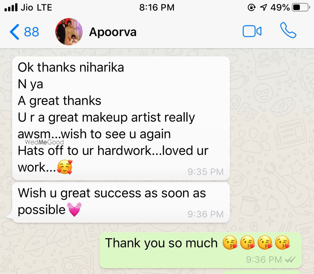 Photo From Reviews on Whatsapp & Instagram  - By Niharika Gokhale Makeovers