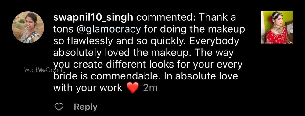 Photo From Reviews on Whatsapp & Instagram  - By Niharika Gokhale Makeovers