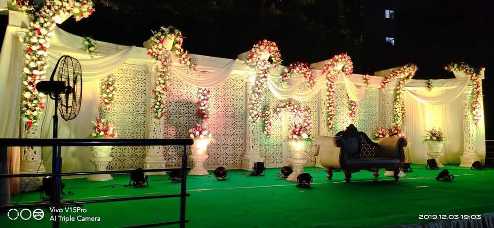 Photo From C Reception Stage - By N Flower Decorations