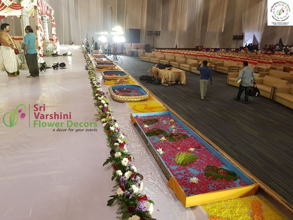 Photo From Royal Wedding Stage Decoration by #SriVarshiniCreations - By Sri Varshini Creations
