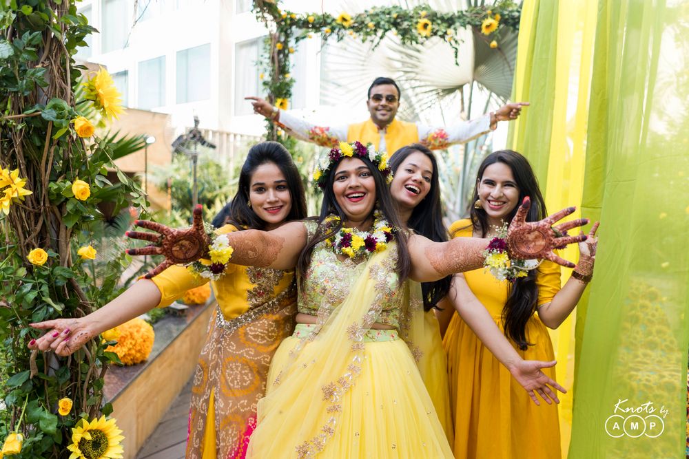 Photo From Sunflower Haldi - By The Bride's Maid- A Luxury Wedding Designing & Planning Company