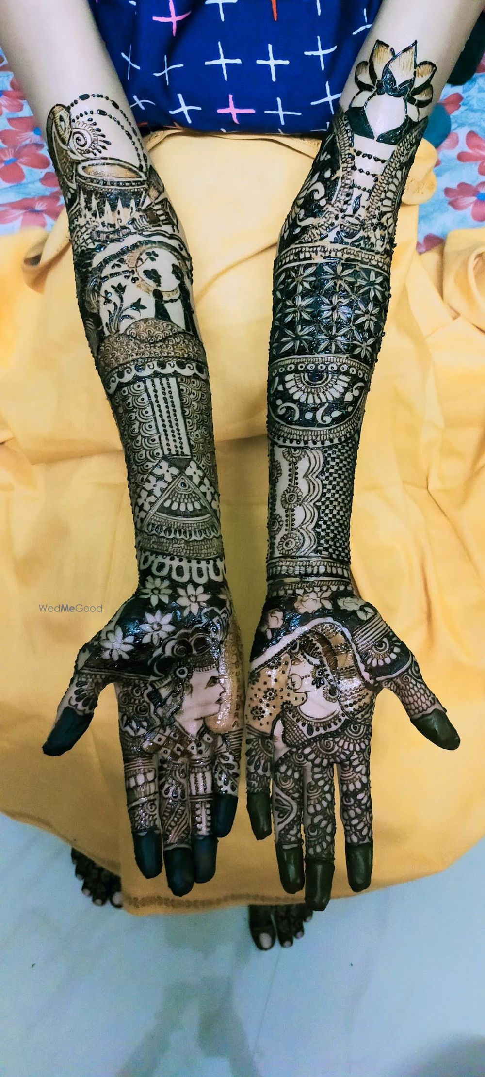 Photo From cute bridal mehndi for bride Sarita - By Art of Mehndi by Sunita Kenia