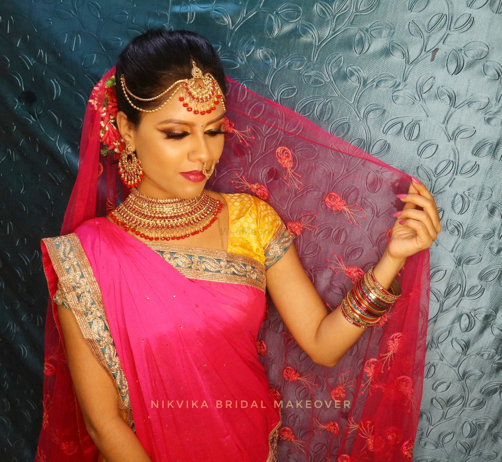 Photo From North Indian Bridal Makeover - By Nikvika Bridal Makeover