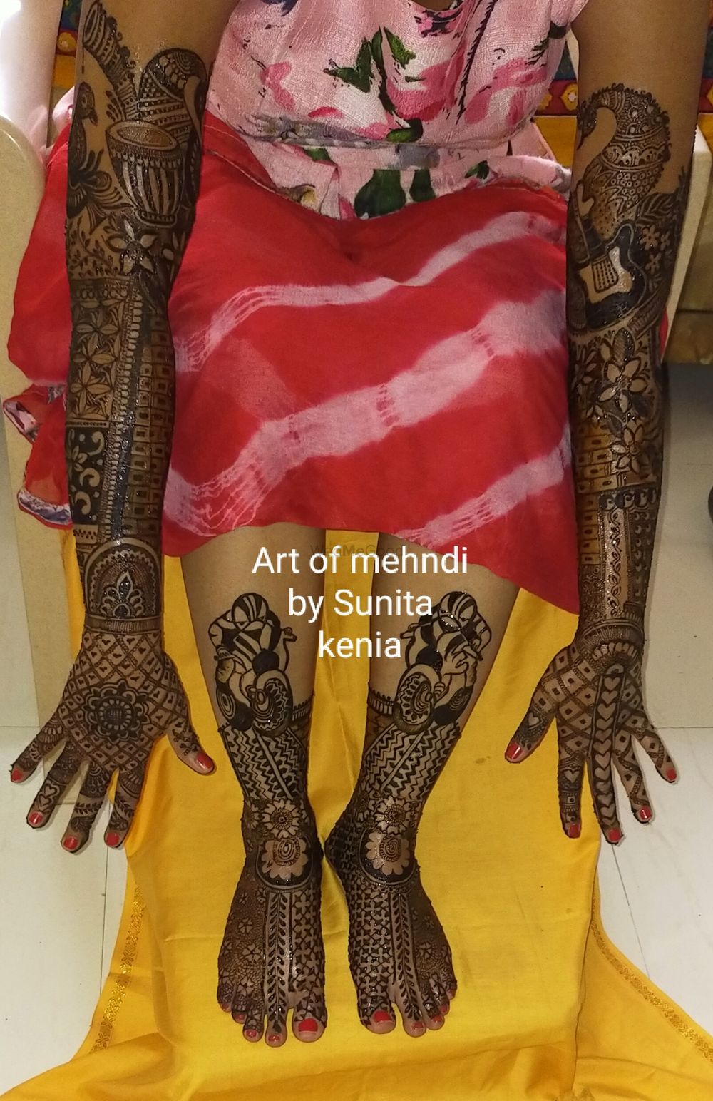 Photo From Bride Pooja thakurs mehndi 2019 - By Art of Mehndi by Sunita Kenia