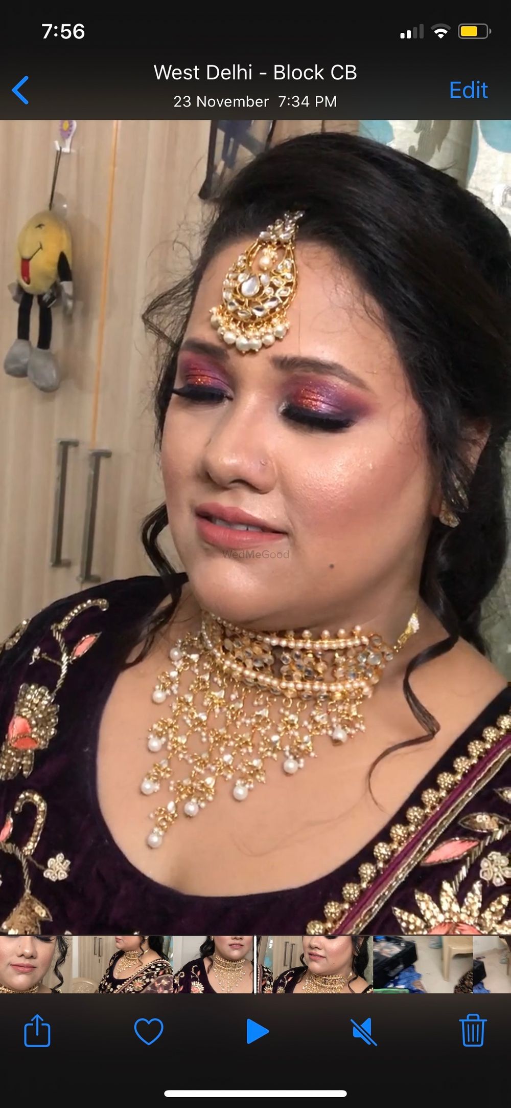 Photo From BRIDE KOMAL RECEPTION - By The Shining Shyna Makeovers