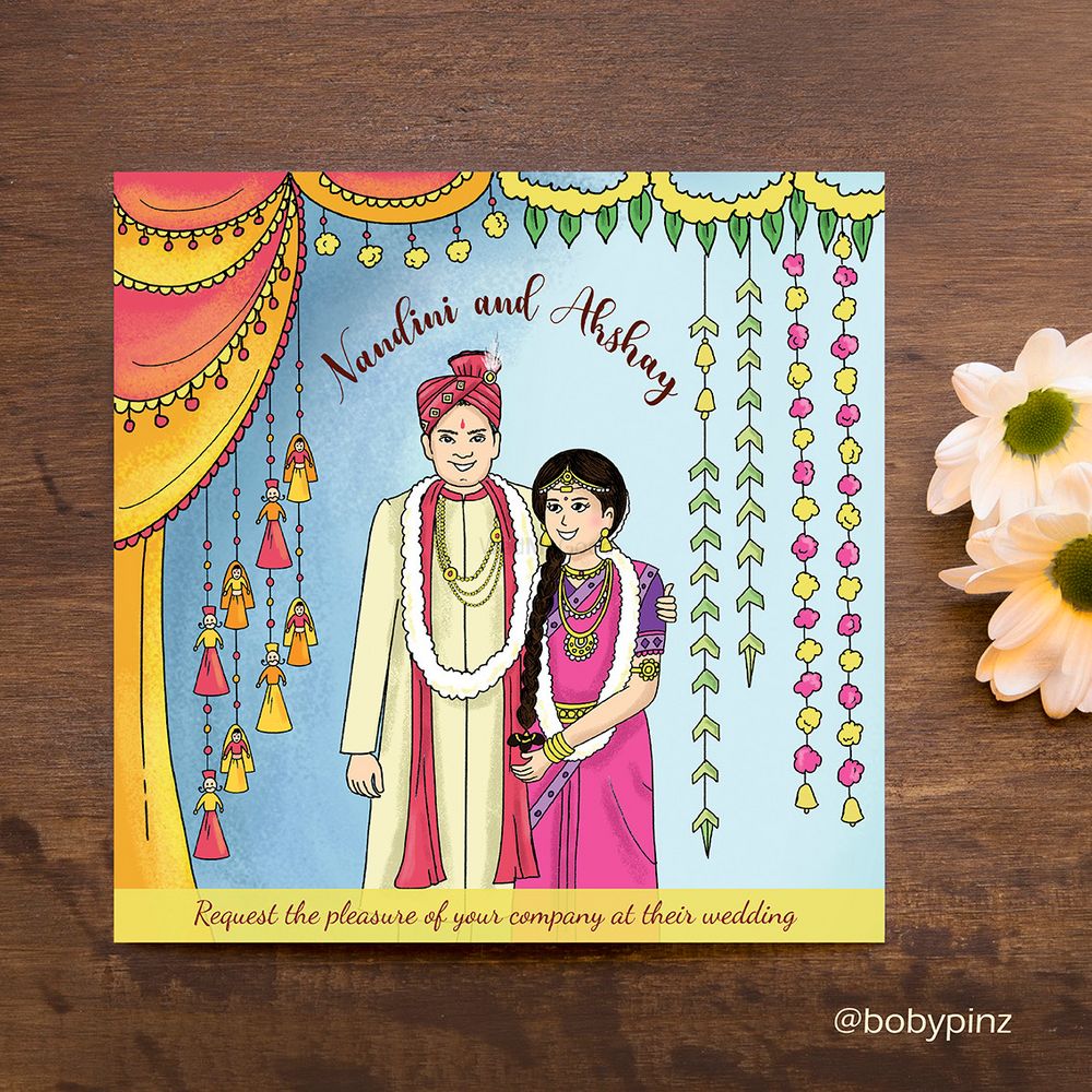 Photo From Nandini and Akshay  - By Namratha Doodles