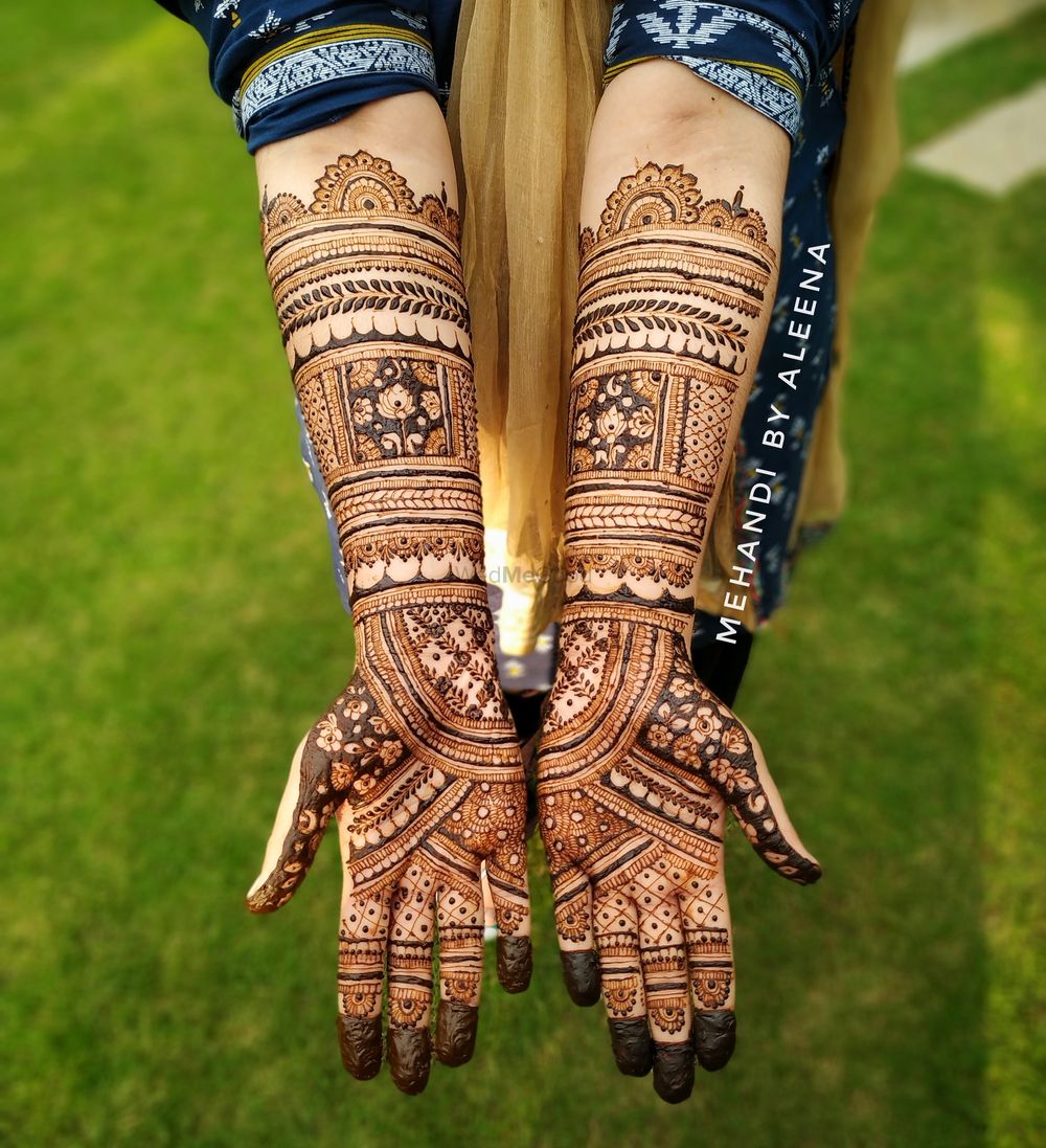 Photo From Shaniba's and Ameeras complete Bridal Henna - By Mehandi by Aleena