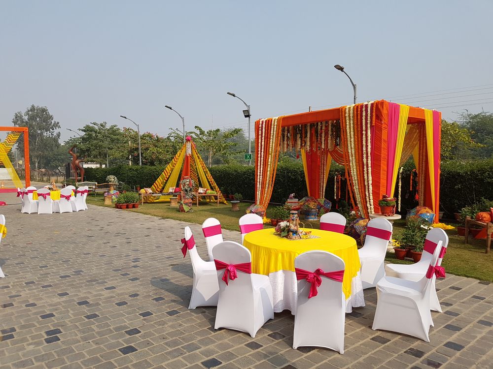 Photo From Haldi Function Colorful theme - By AHD Events & Decor