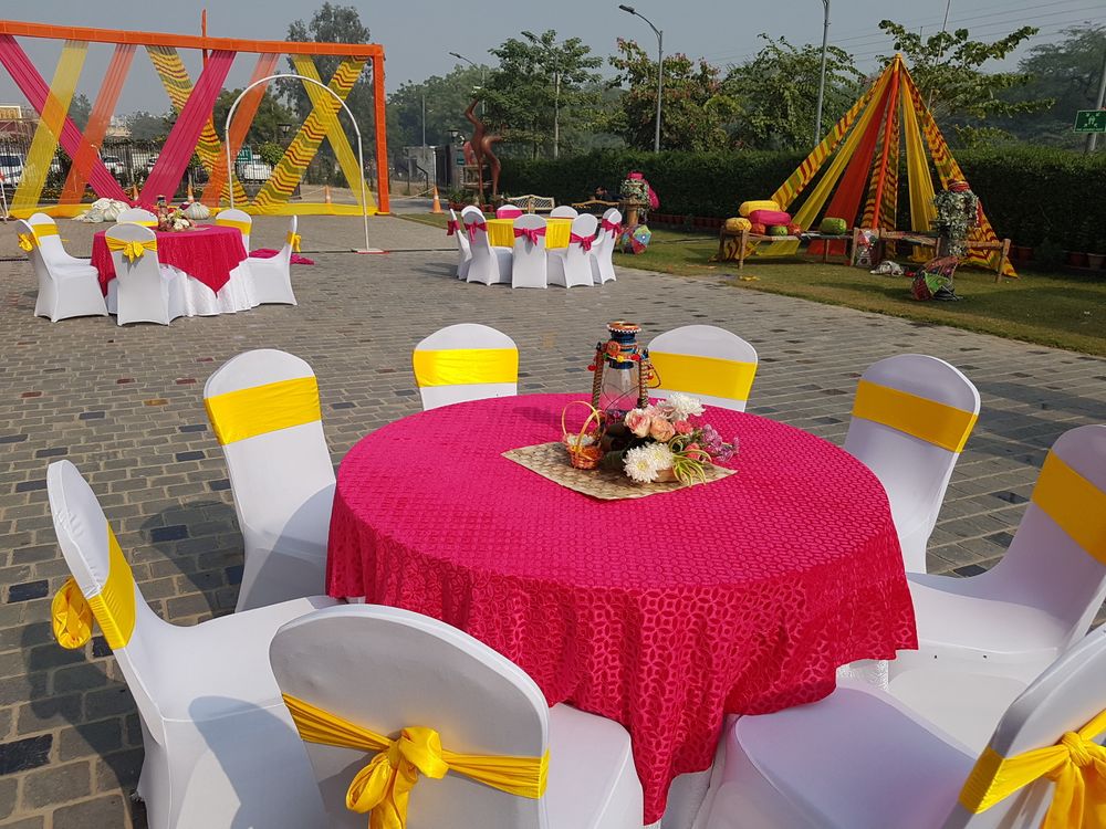 Photo From Haldi Function Colorful theme - By AHD Events & Decor