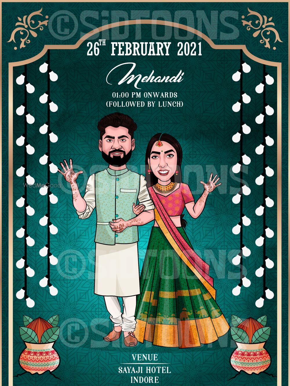 Photo From Dhriti weds Deepanshu_Wedding Card - By Sidtoons