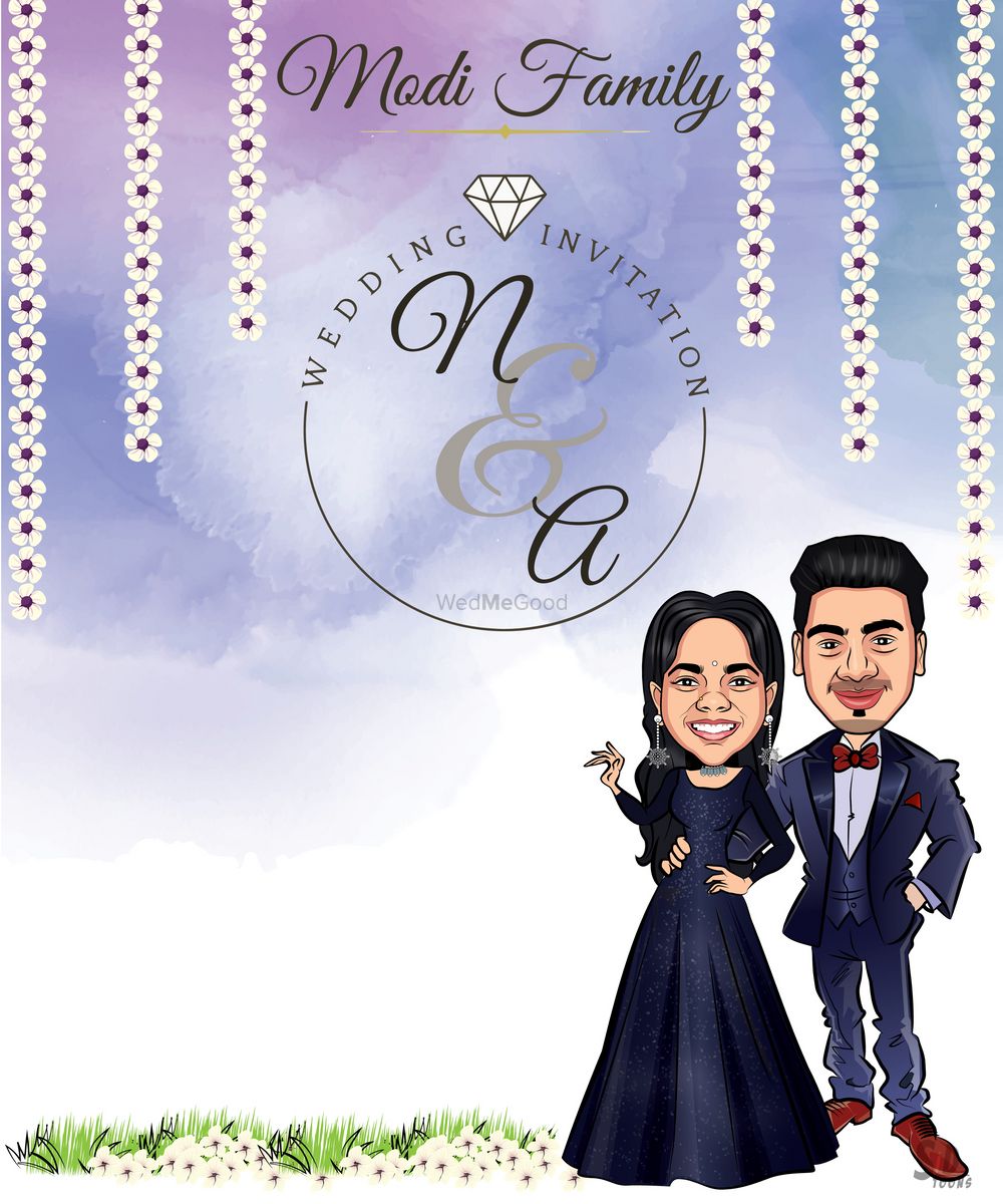 Photo From Niraj weds Aishwarya Wedding Card - By Sidtoons