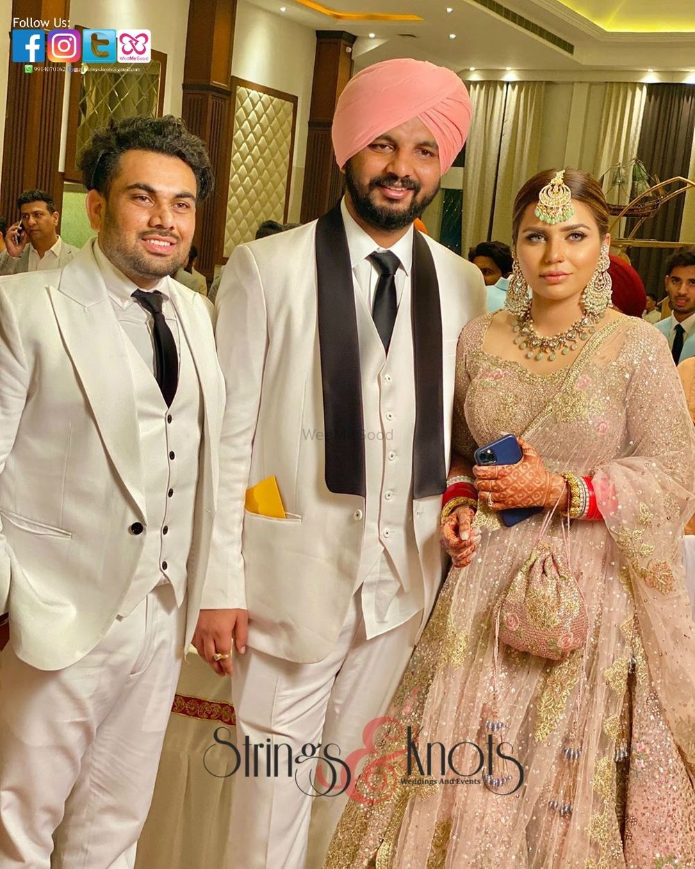 Photo From Kv Dhillon & Davy Reception  - By Strings & Knots Weddings And Events