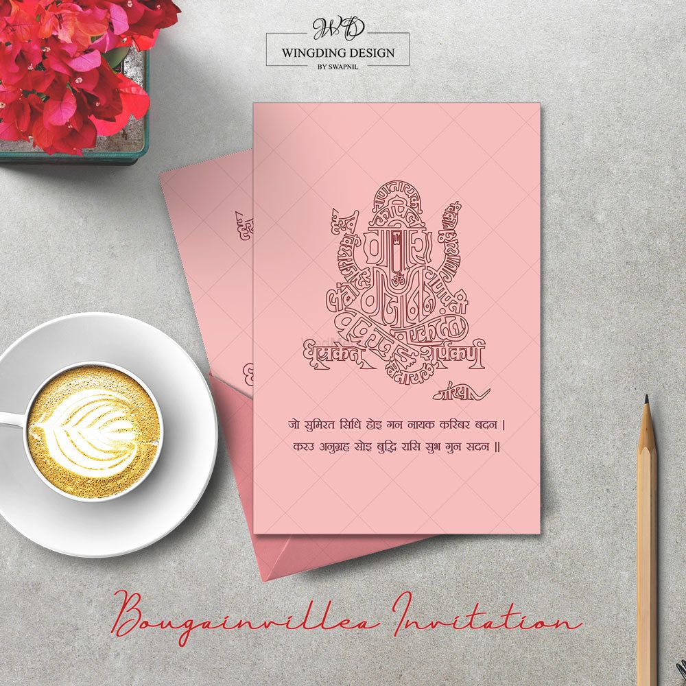 Photo From Bougainvillea Wedding Invitation  - By WingDing Design By Swapnil