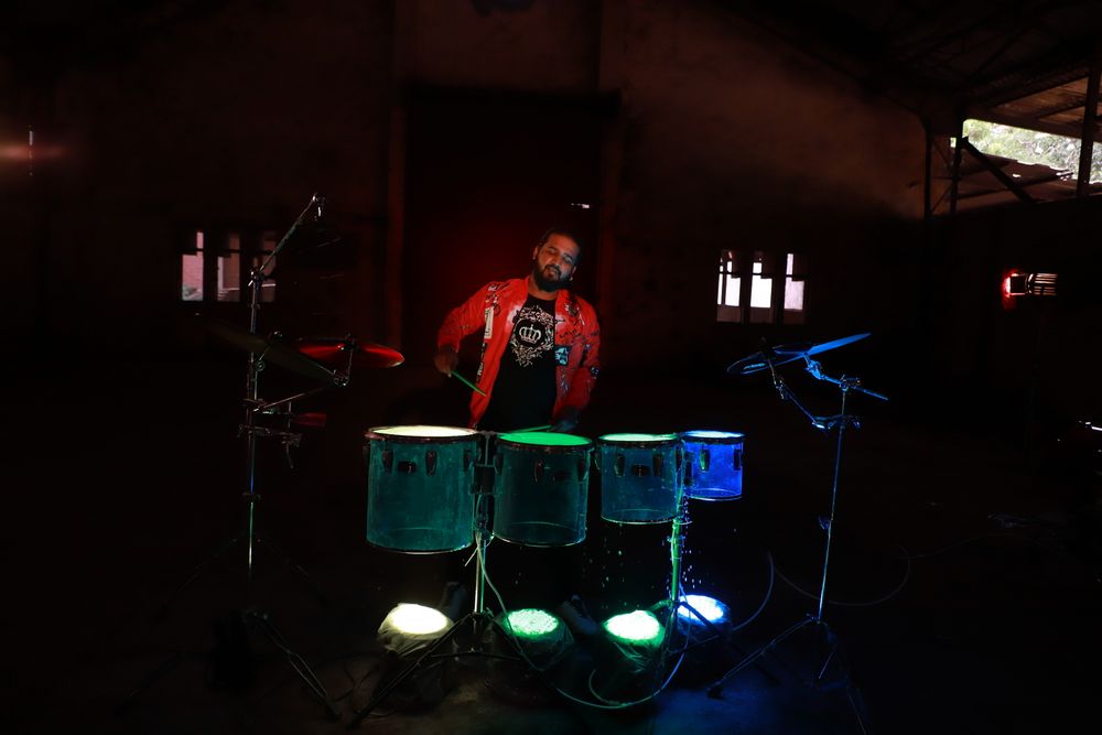 Photo From liquid drumming - By Monark Khatri Percussionist