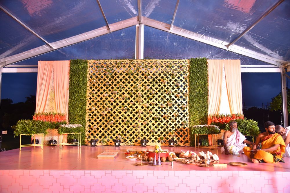 Photo From Indoor Wedding Theme Decor - By Blooming Flower Events