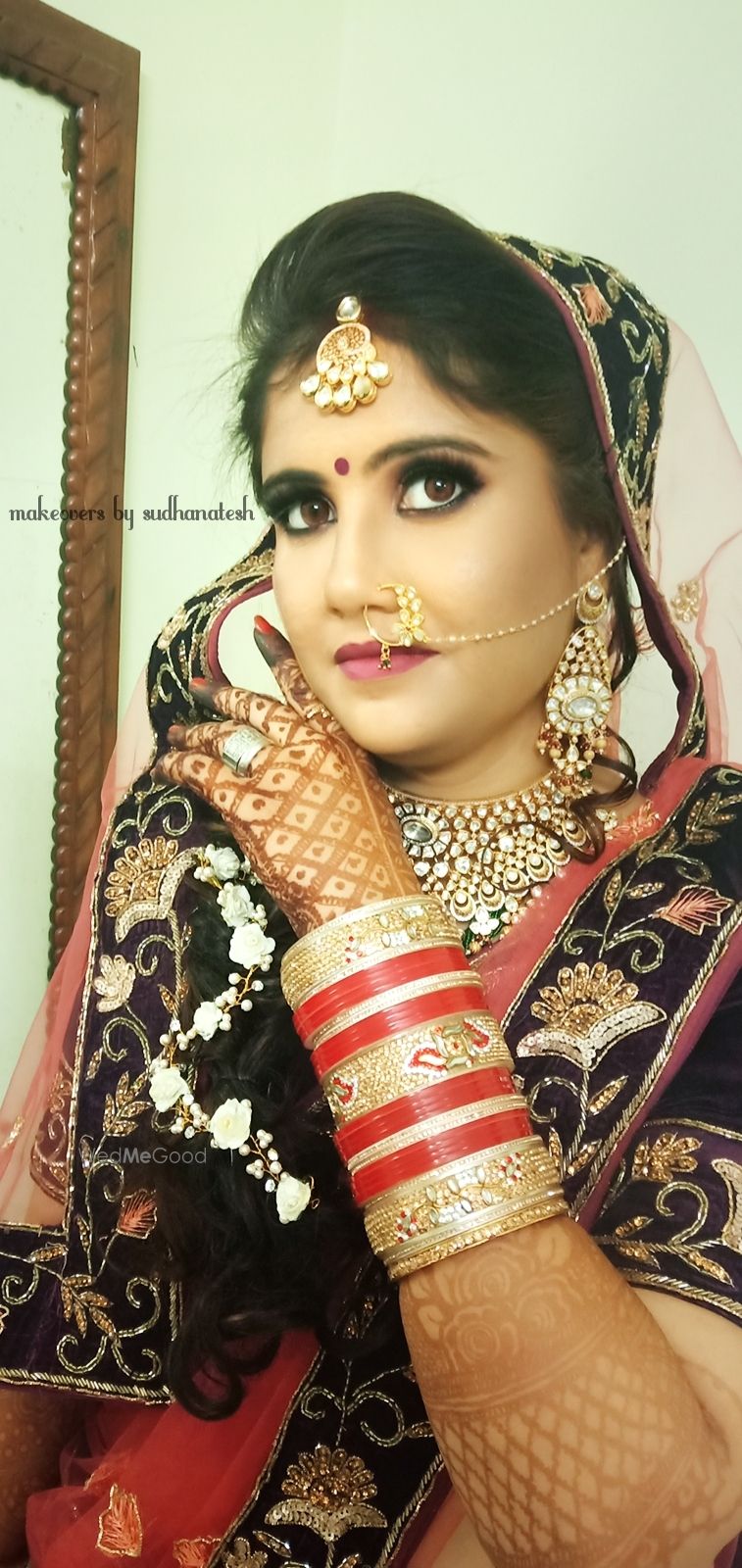 Photo From Latha looking for reception - By Makeovers by Sudhanatesh