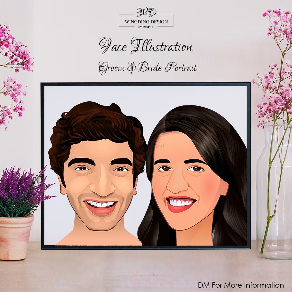 Photo From Couple Illustration - By WingDing Design By Swapnil
