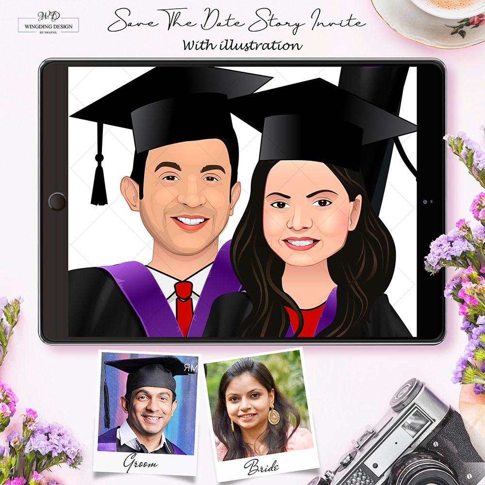 Photo From Story Telling - Save the Date - By WingDing Design By Swapnil