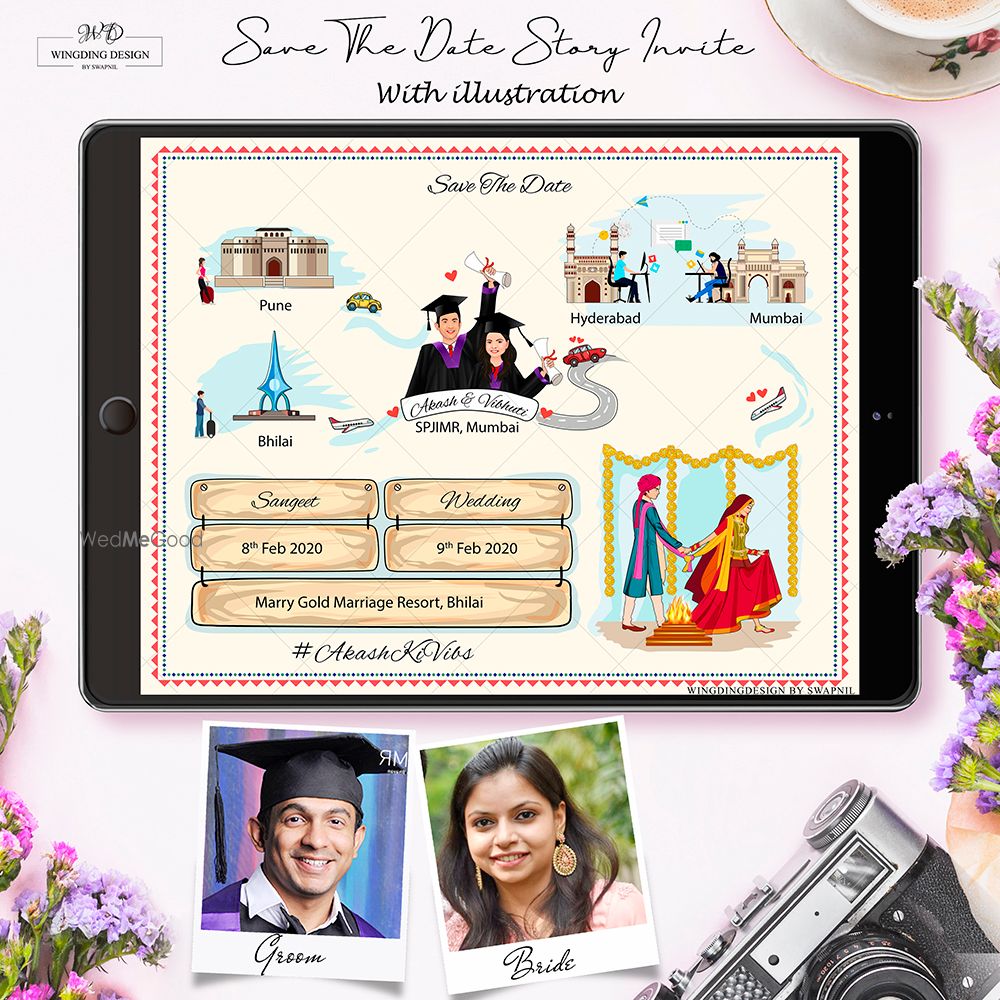 Photo From Story Telling - Save the Date - By WingDing Design By Swapnil