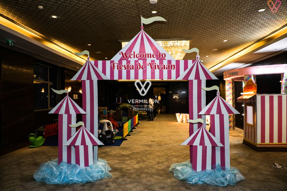 Photo From Circus themed birthday - By Vermilion Decorators 