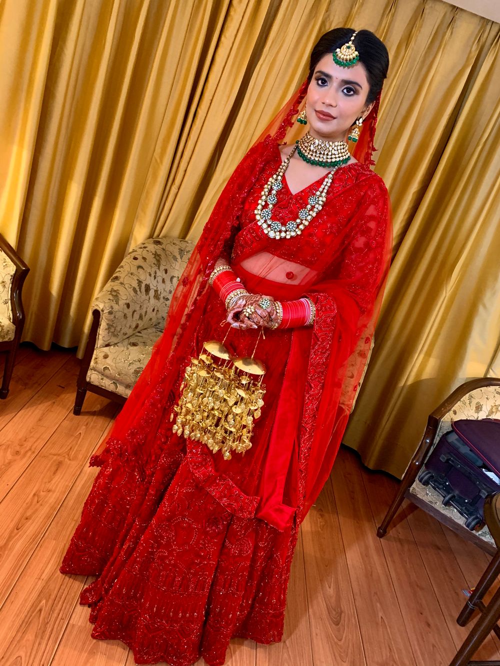 Photo From Bridal in Red like a Dream  - By Suhani Sood Makeup Artist