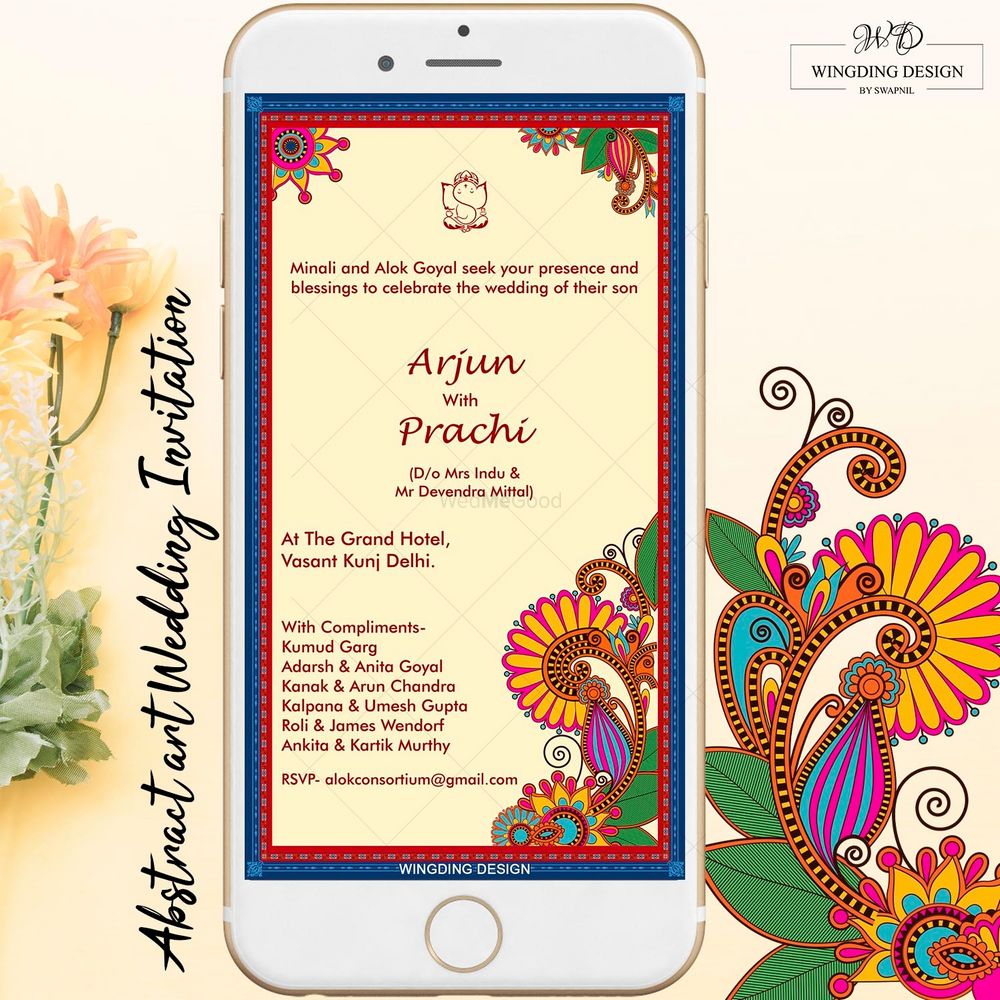 Photo From Mughal Style Invitation - By WingDing Design By Swapnil