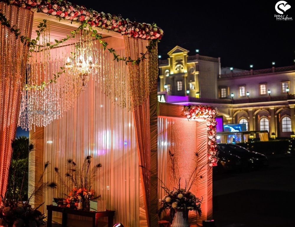 Photo From crystals chandelier candles love with warm amber light effect for your dream comes true as in cocktail gala dinner - By The Wedding Crowns