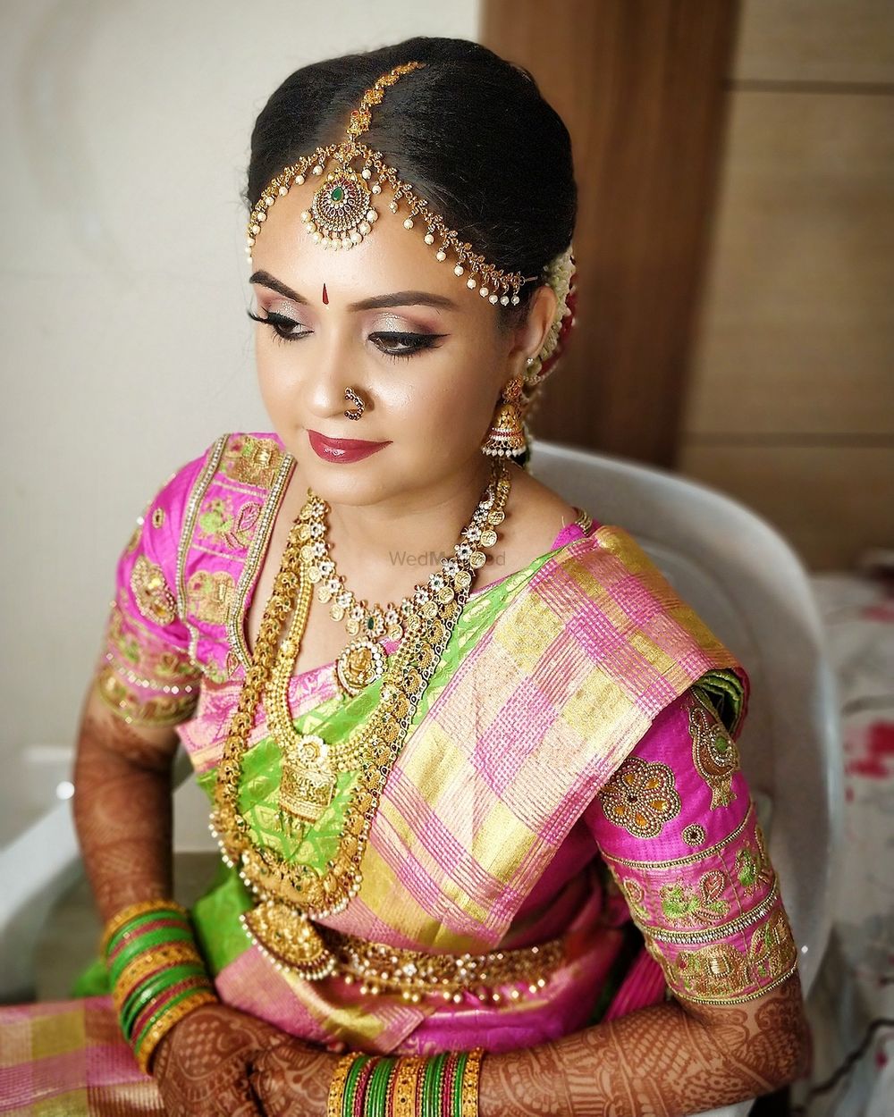 Photo From Janani's wedding and reception - By Hair and Makeup by Vidhya