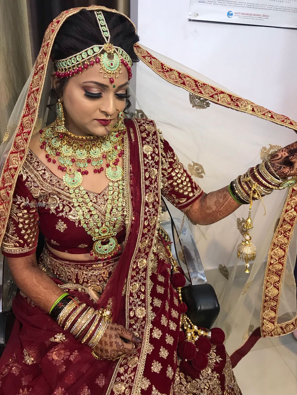 Photo From Bride Aabha Gupta - By Makeup by Bulbul Varshney