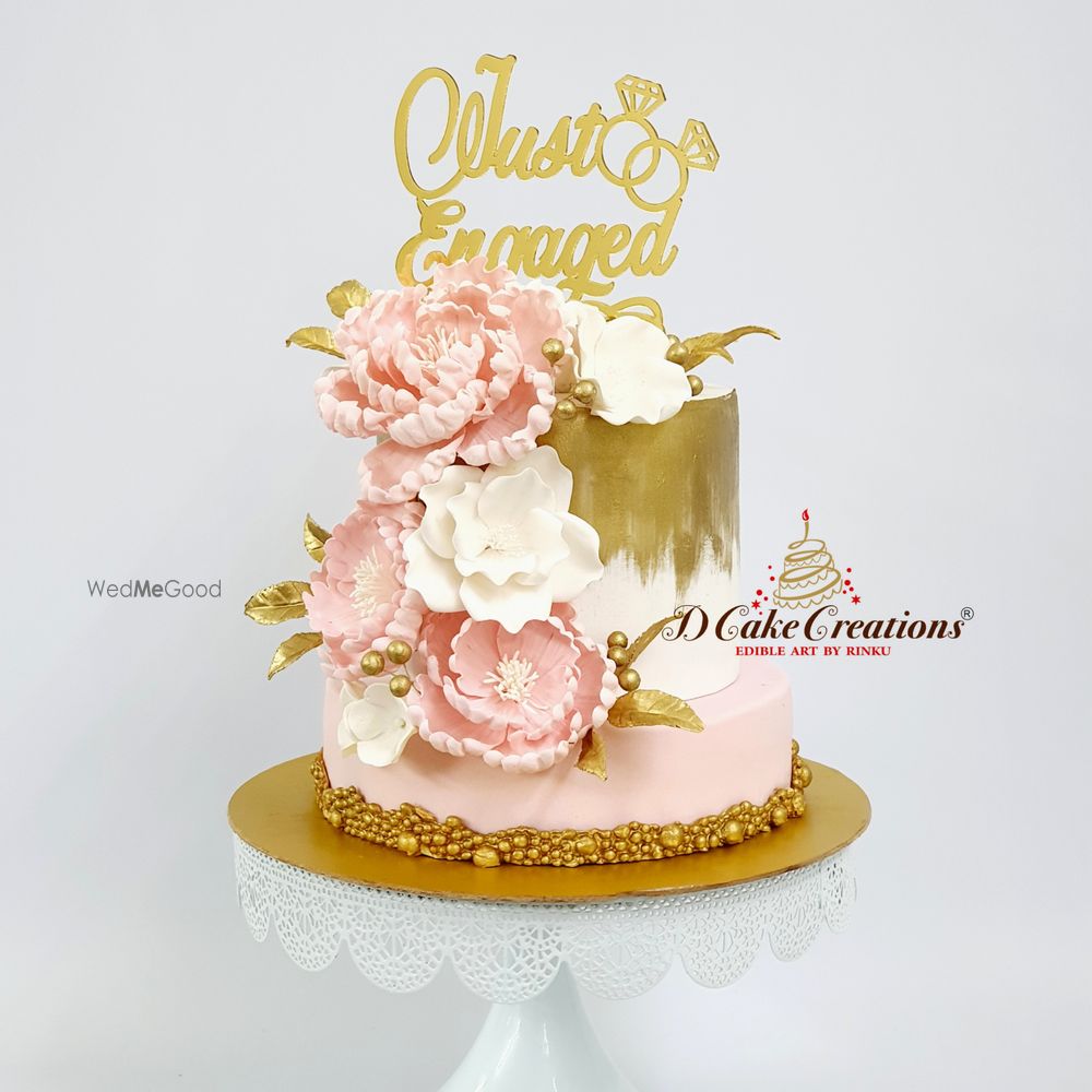 Photo From Engagement Cakes - By D Cake Creations