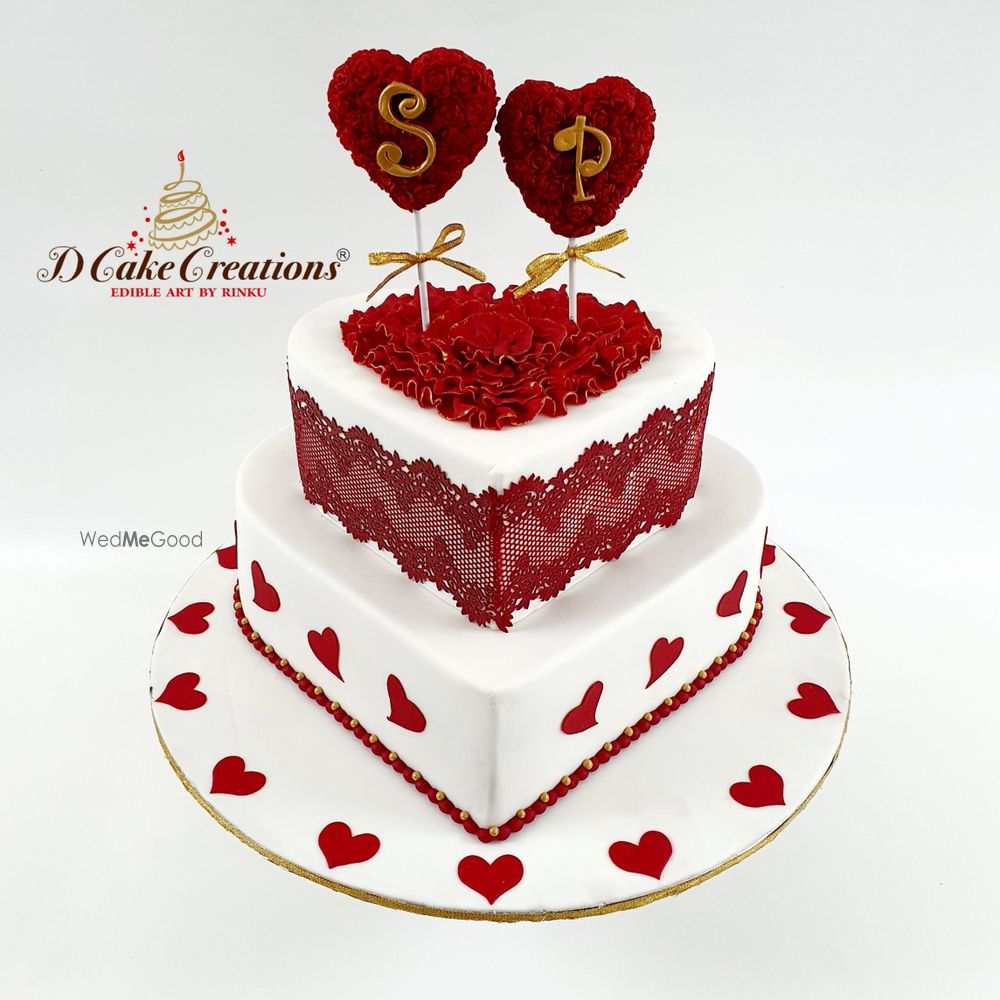 Photo From Engagement Cakes - By D Cake Creations