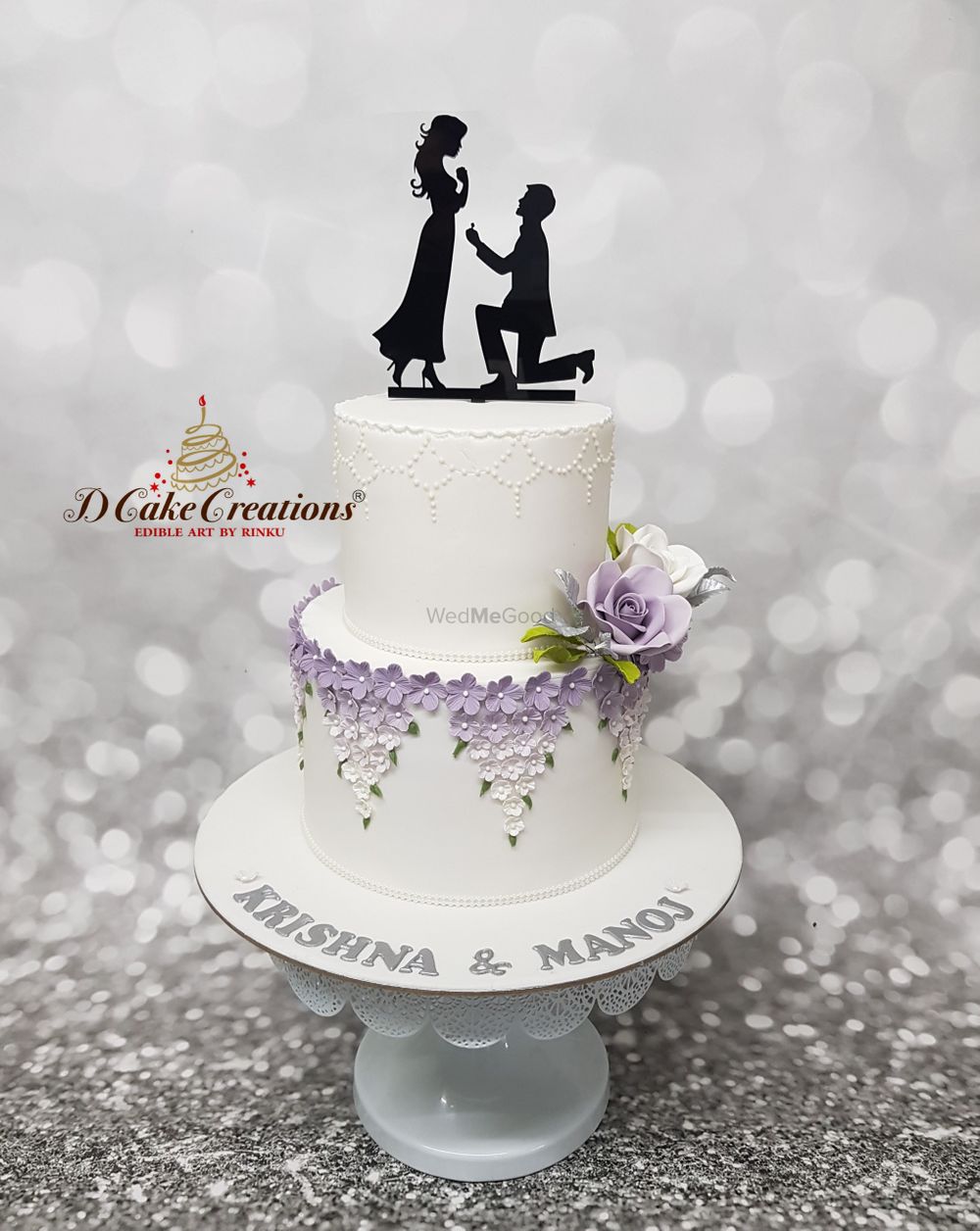 Photo From Engagement Cakes - By D Cake Creations