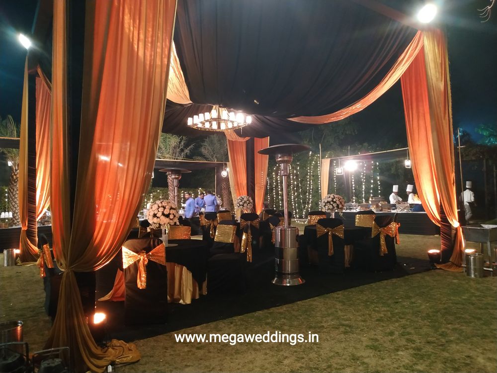 Photo From Black & Gold Cocktail lawn & Banquet - By Mega Weddings