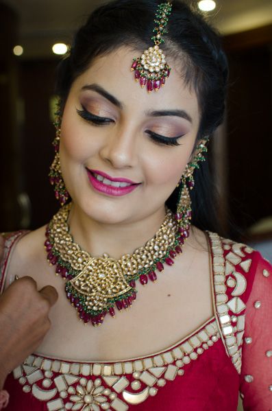 Photo From Punita's Engagement makeup - By Deepti Khaitan Makeup