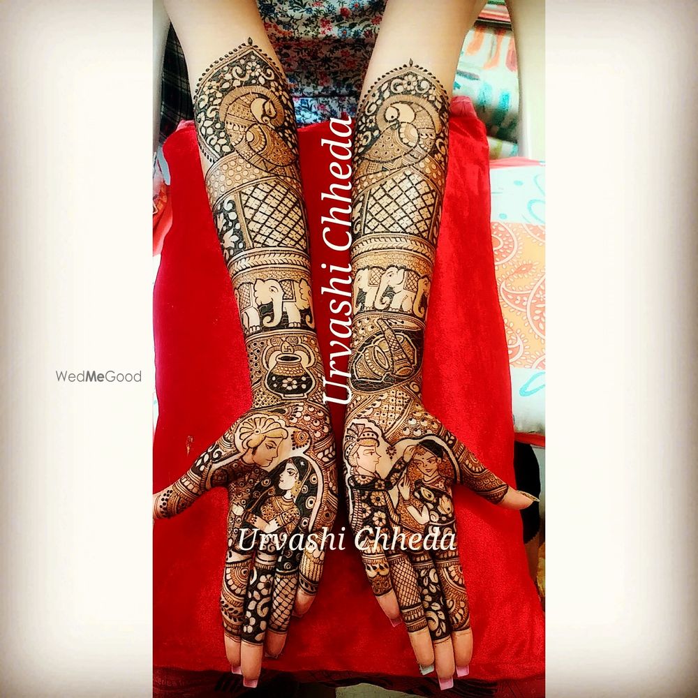 Photo From bridal henna - By Urvashi Chheda Mehendi Artist