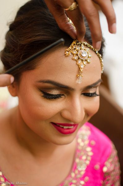 Photo From Ritika's Rajputana wedding - By Deepti Khaitan Makeup