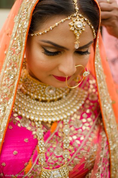 Photo From Ritika's Rajputana wedding - By Deepti Khaitan Makeup