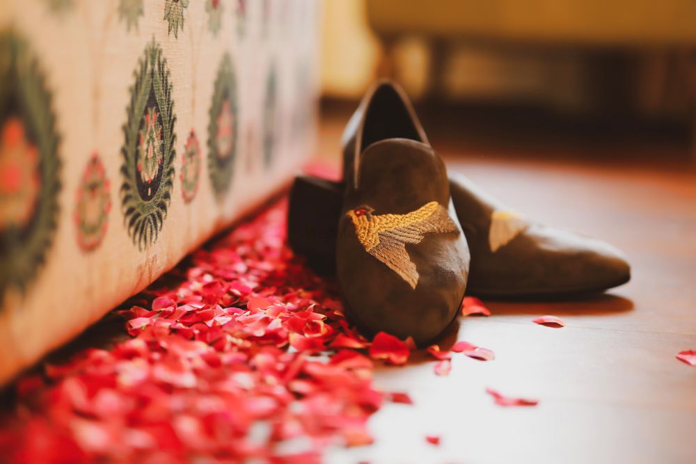 Photo of Unique groom footwear