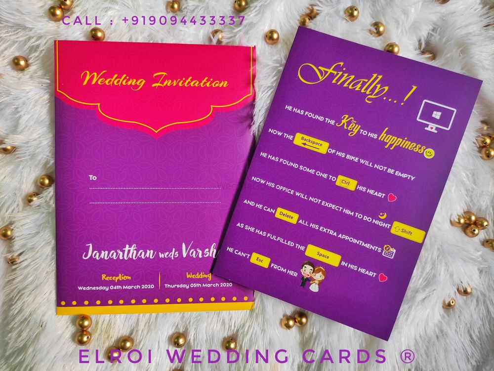 Photo From Caricature invitation - By ELROI Wedding Cards 