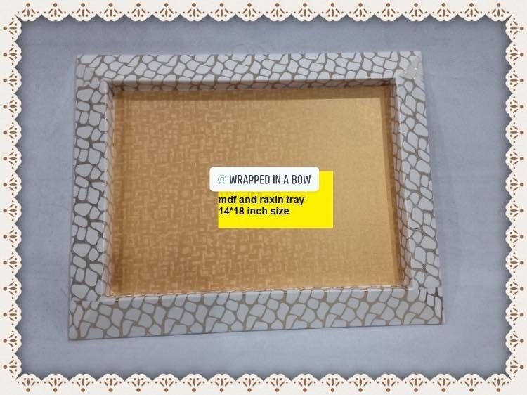 Photo From mdf tray  - By Wrapped in a Bow