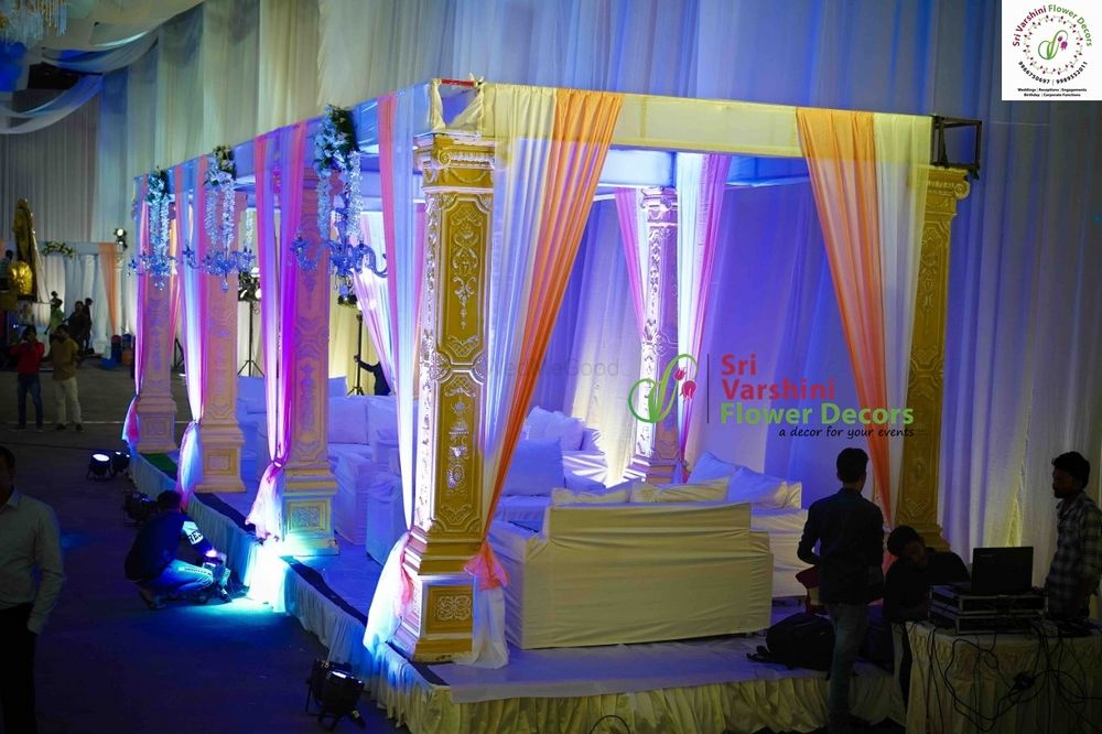 Photo From Wedding Reception Decoration @ Classic Convention Three - By Sri Varshini Creations