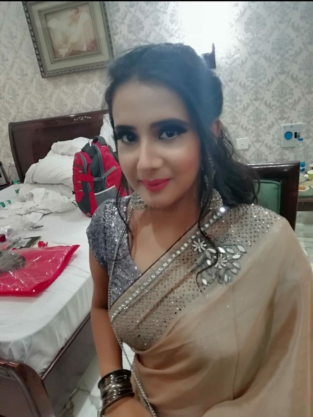 Photo From Geetikas engagement - By Sara Makeovers