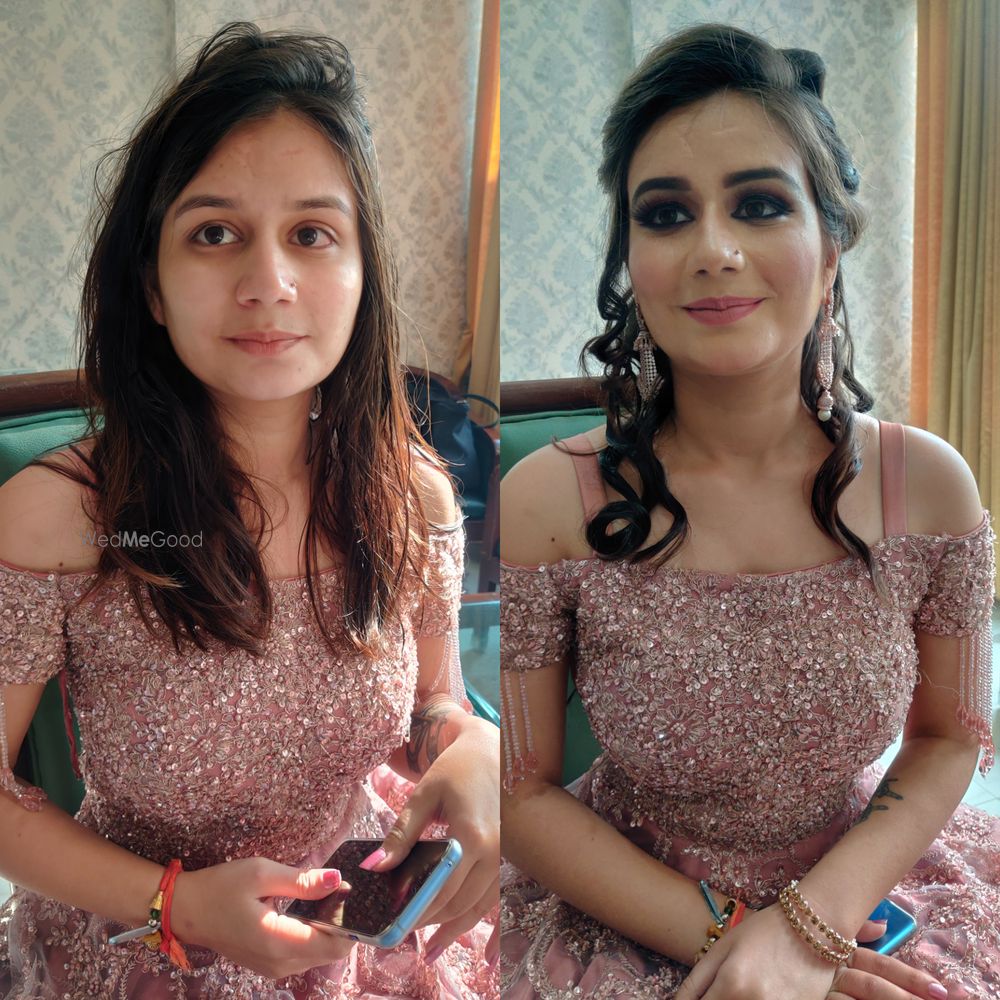 Photo From Geetikas engagement - By Sara Makeovers