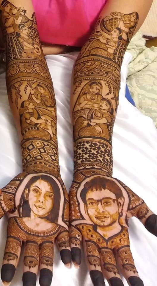 Photo From Portrait Heena  - By Deepa Mehendi Artist