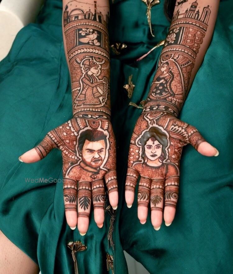 Photo From Portrait Heena  - By Deepa Mehendi Artist