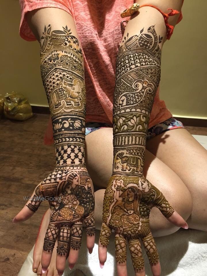 Photo From Heena with Figures  - By Deepa Mehendi Artist