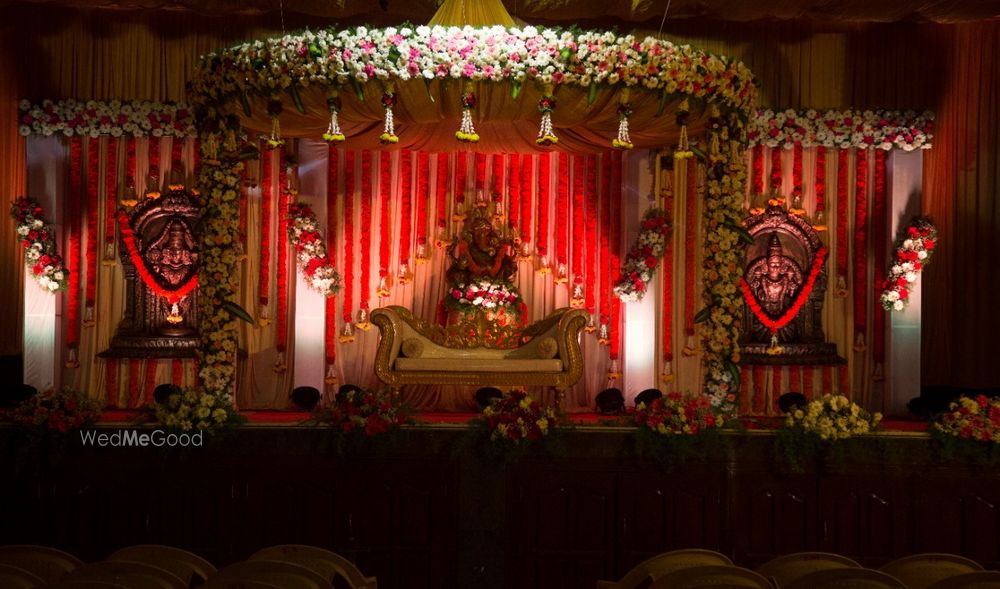 Photo From Round Mandap stage Decoration - By Shine Events - Wedding Stage Decorators