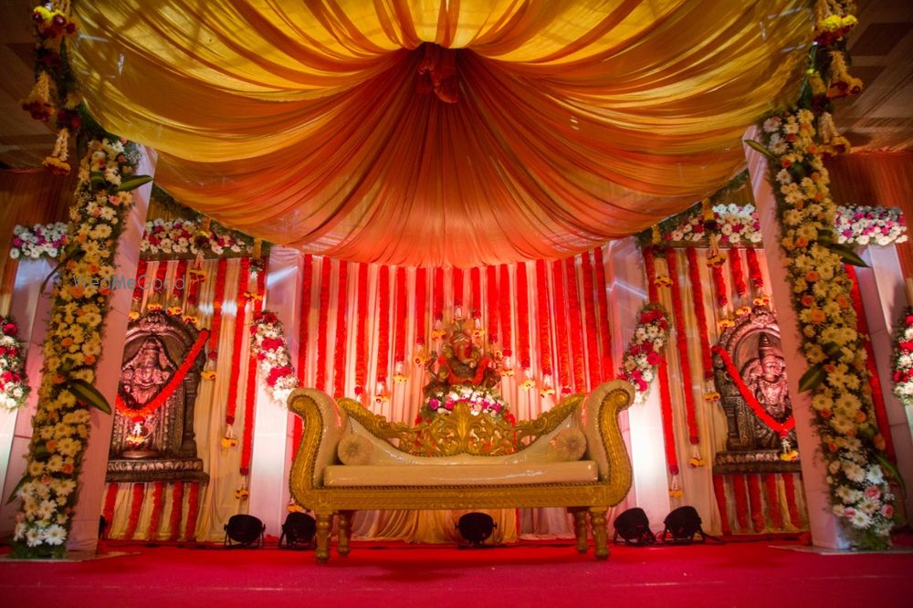 Photo From Round Mandap stage Decoration - By Shine Events - Wedding Stage Decorators